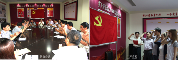 集團(tuán)黨支部召開全體黨員大會 四名預(yù)備黨員順利轉(zhuǎn)正